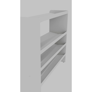 (CUSMA form attached) Titan 4 TIER Panels White