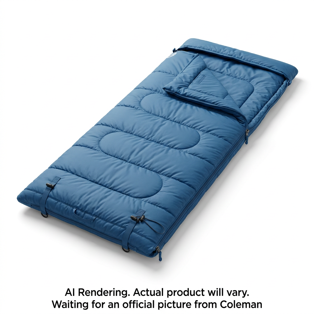 FLATLANDS SLEEPING BAG 40 RECT BLU C1 PF