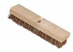 11" Utility Deck Scrub Brush Palmyra/Bassine Fibre No Squeegee