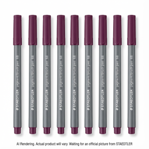 Pigment Brush Pen Plum