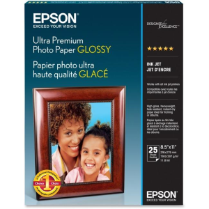 Epson Ultra premium Photo Paper Glossy, Letter, 25 S
