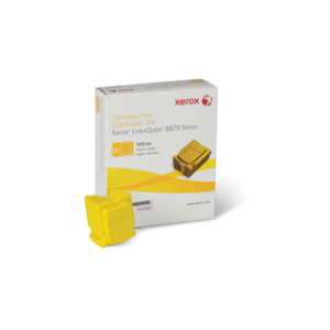 108R00952 Xerox Colorqube Ink Yellow, Colorqube 8870 (6 Sticks), North America For 8880 Colorqube