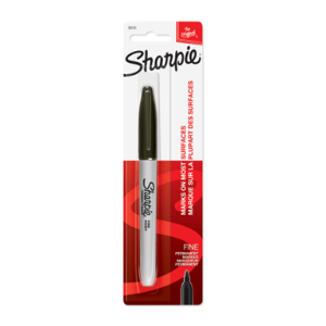 Sharpie Black Fine Tip Permanent Marker, 1 Unit