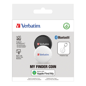 Verbatim My Finder Bluetooth Coin 2pk Blk/Wht