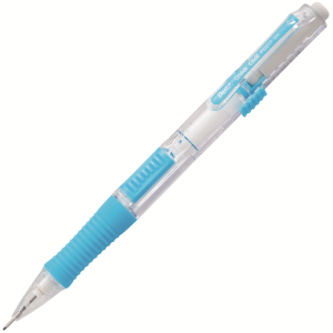 Quick Click Retractable Mechanical Pencil (0.7mm), Sky Blue Barrel