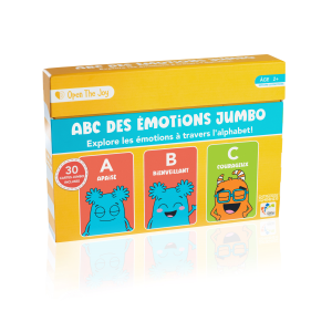 Cartes ABC des émotions jumbo pour la classe - Version française