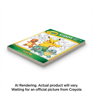 Giant Colouring Pages, Pokemon