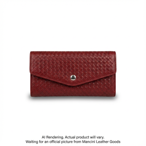 Basket Weave RFID Secure Quadruple Fold Wallet
