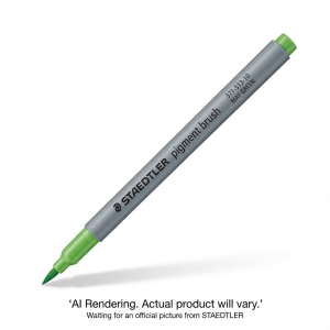 Pigment Brush Pen May Green