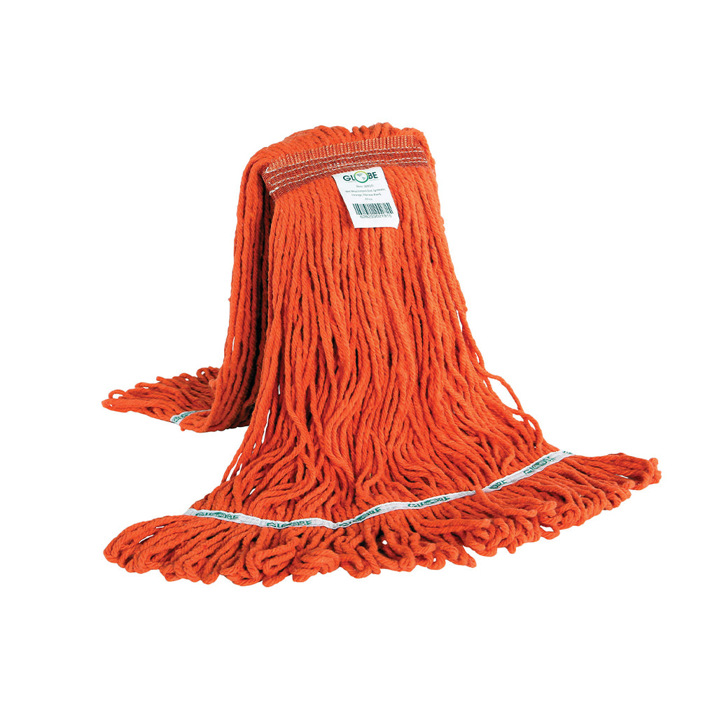 Syn-Pro? Synthetic Looped End Wet Mop Narrow Band Orange 20oz Bagged