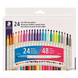 Double-ended twin color 24pc