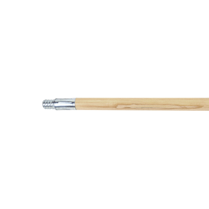 15/16" x 54" Threaded Metal-Tip Lacq Wood Handle