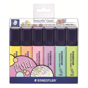 Highlighter Textsurf.cl.6pcs.wallet