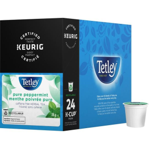 TEA-K CUP TETLEY PURE PEPPERMINT 24/BX 24/BX