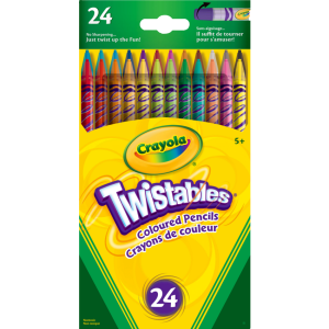 24 Twistables Coloured Pencils