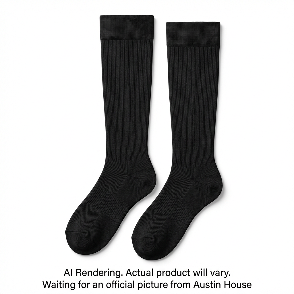 Large Compression Socks Black