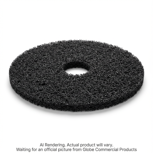 20"  Black Stripping Floor Pad