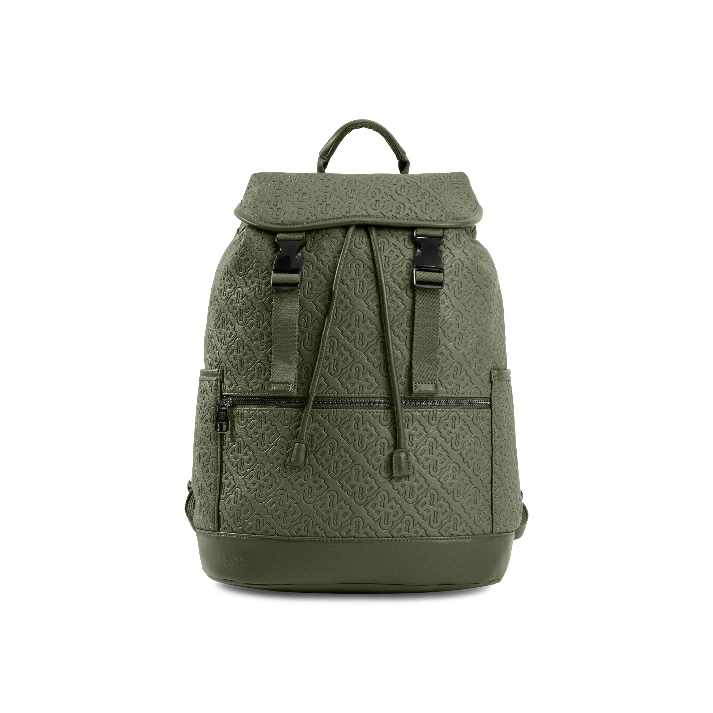 Rick Ross x Bugatti The Boss Edition Embossed Backpack - Grit Green