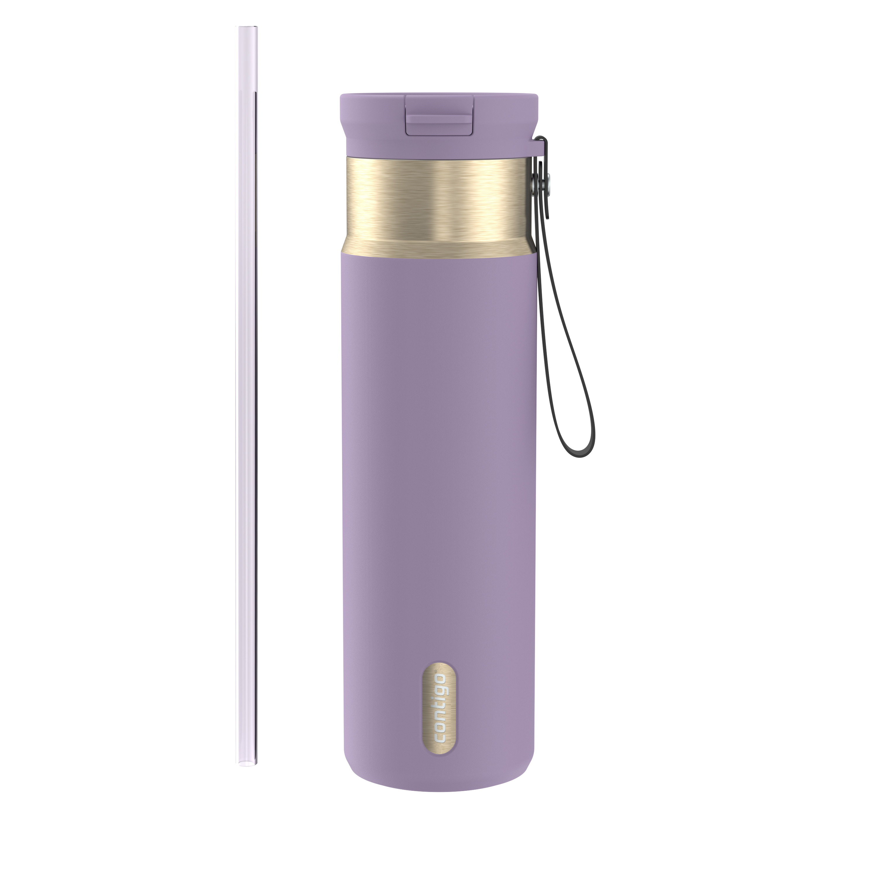 Contigo 24 oz Snapseal PVD w Straw - Purple Carrot - Premium