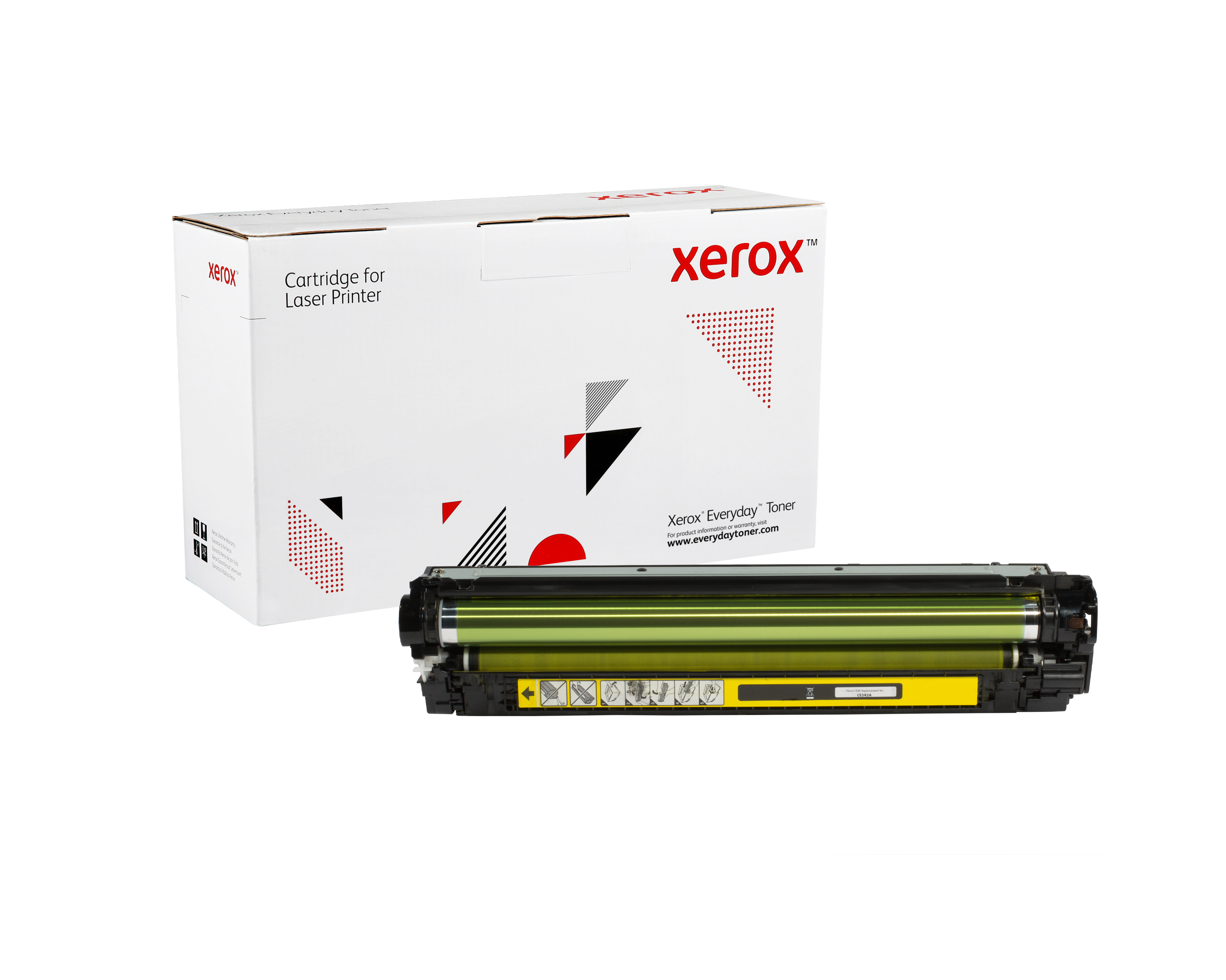 Xerox Everyday Toner Remanufactured HP CE342A, CE272A, CE742A ? Yellow ? 16000 pages